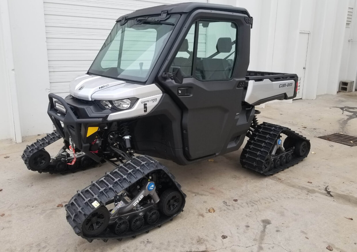 Can-am Defender with Camso UTV Tracks Can-am Defender with Camso UTV Tracks