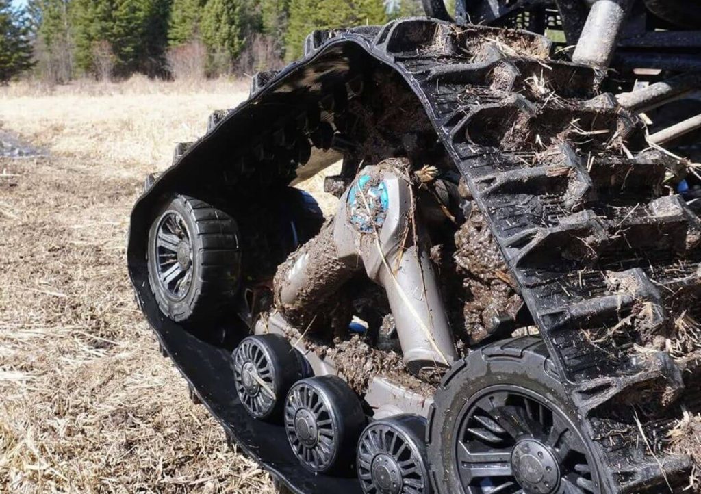 Yamaha UTV with UTV Tracks